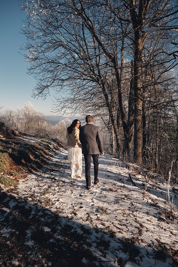 Snowy North Georgia Elopement