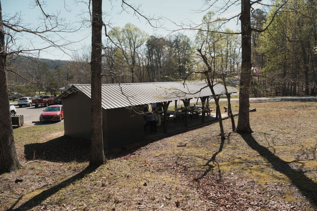 Cloudland Canyon Pavilion that can be used for wedding reception