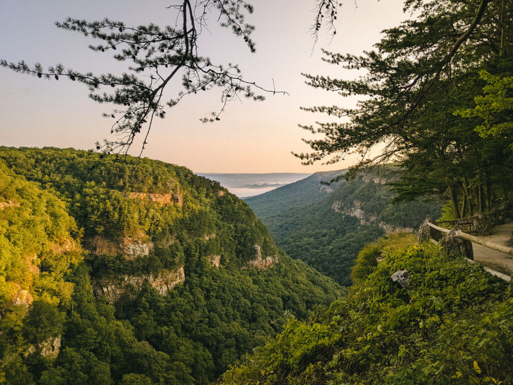 Sunrise at Cloudland Canyon