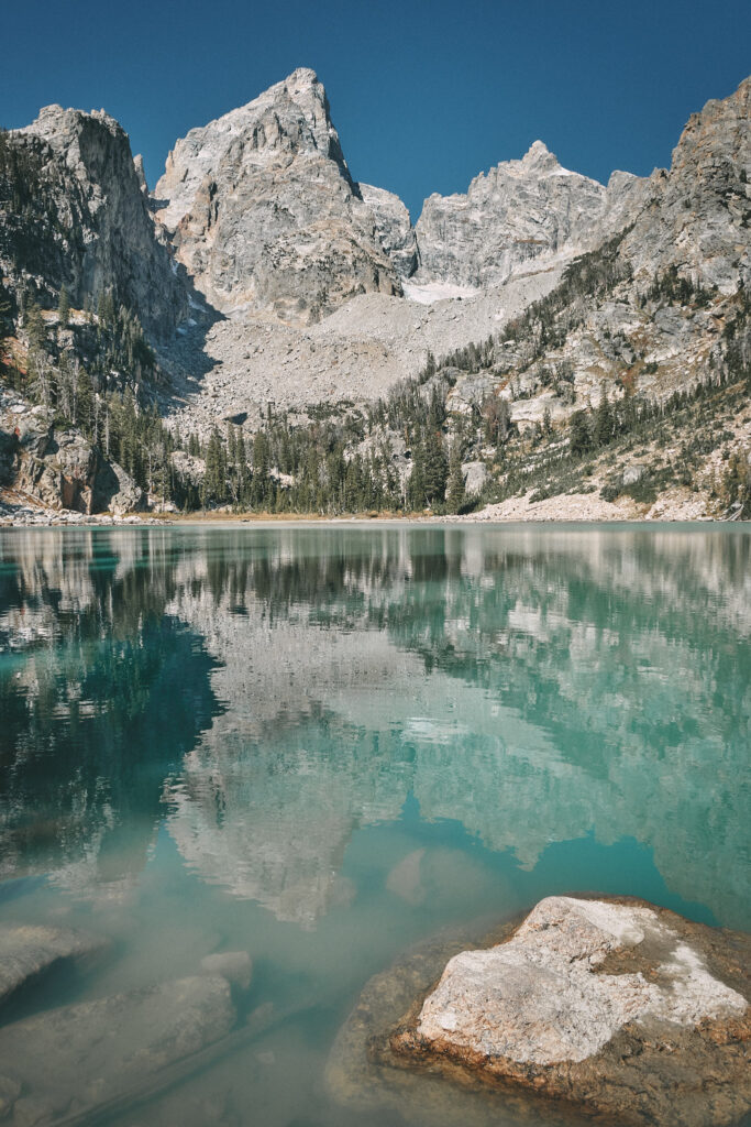 Grand Teton glacial lake